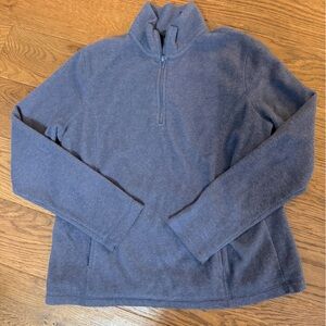 Women’s Sweater Sonoma zip blue Women’s size Medium Good Condition